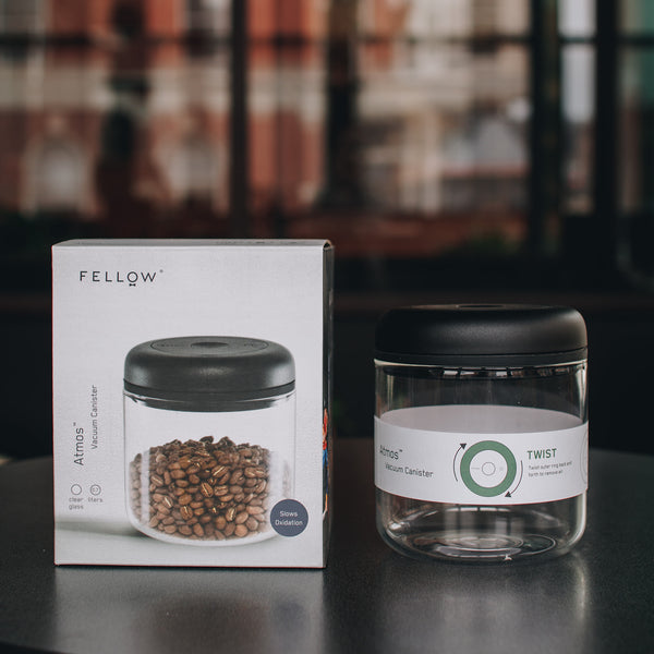 Fellow Atmos Clear Glass .7L Vacuum Canister